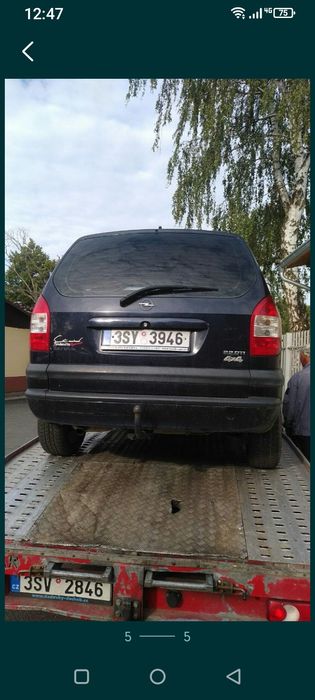 Запчастини Опель Зафіра А 1.8і 2.0тді капот бампер Ляда крила фари гур