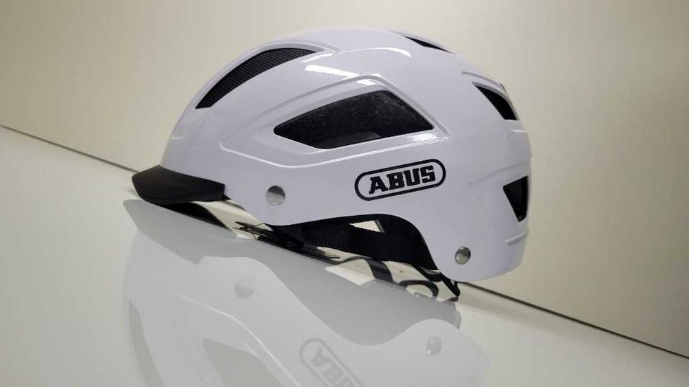 kask rowerowy ABUS HYBAN 2.0 Polar White rozmiar M 52-58cm