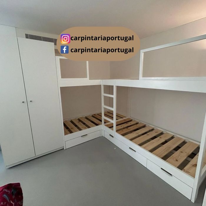 Mobília para hostel e alojamento local