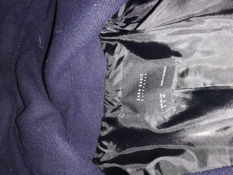 Casaco Zara azul escuro