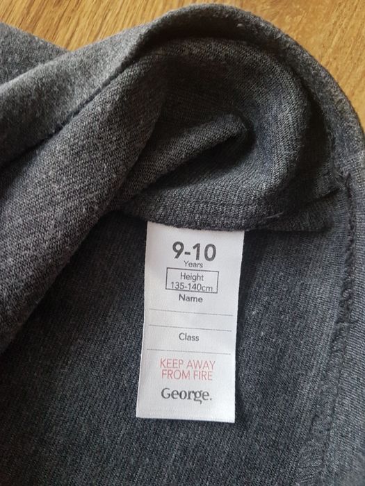 Ołówkowa szara spódniczka rozm.134/140