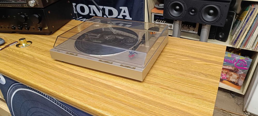 Вініловий програвач  DENON DP-23F (відео роботи )-МС-картридж -DL-80