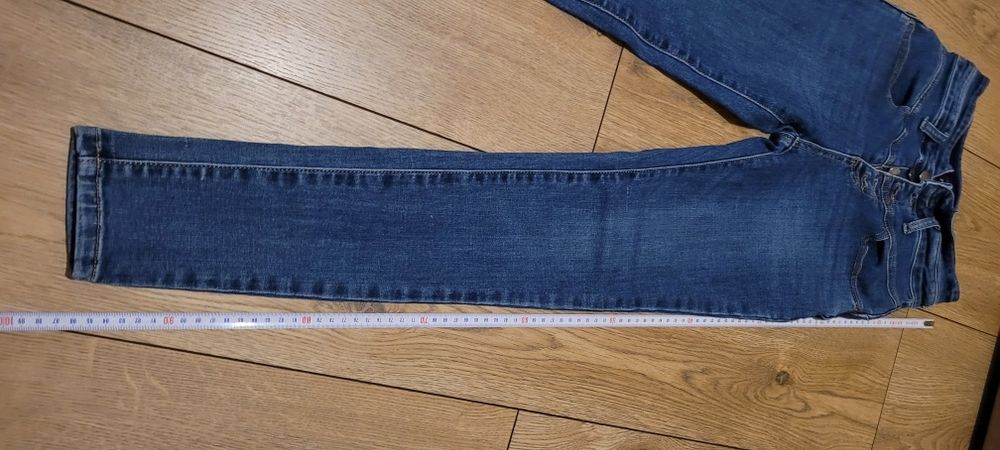 Spodnie XS/S z wysokim stanem