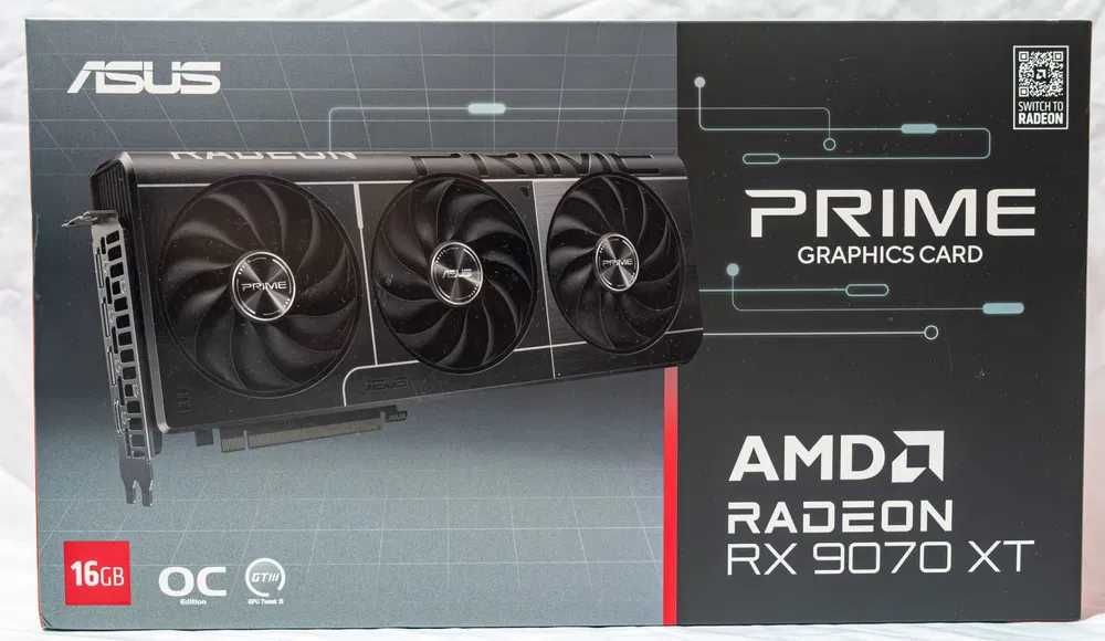 RX 9070 XT 16GB OC asus prime com garantia