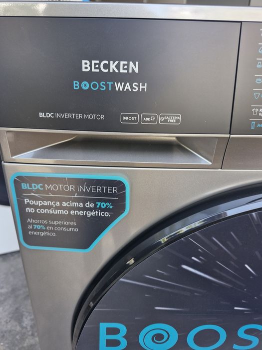 Máquina de lavar  roupa becken 8kg cinza