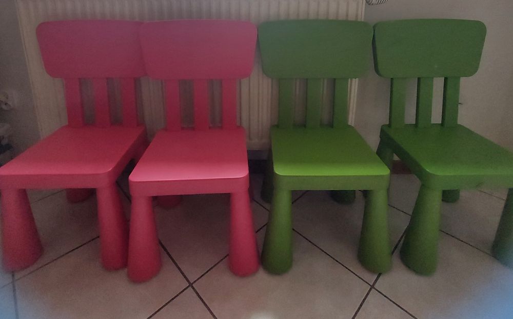 Krzesełko mamut ikea zestaw