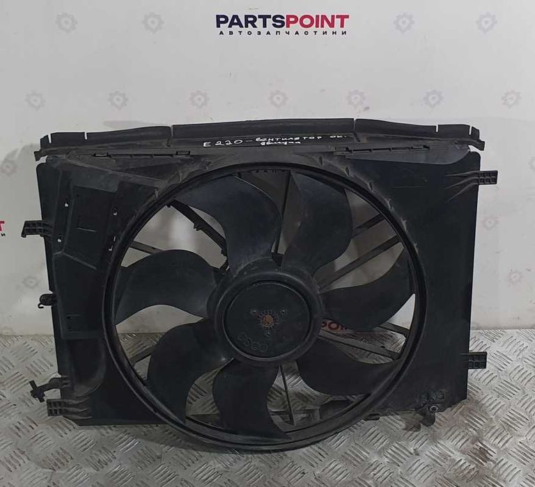 Діфузор із вентилятором Mercedes E220 AMG W212, 2013-2016 оригінал