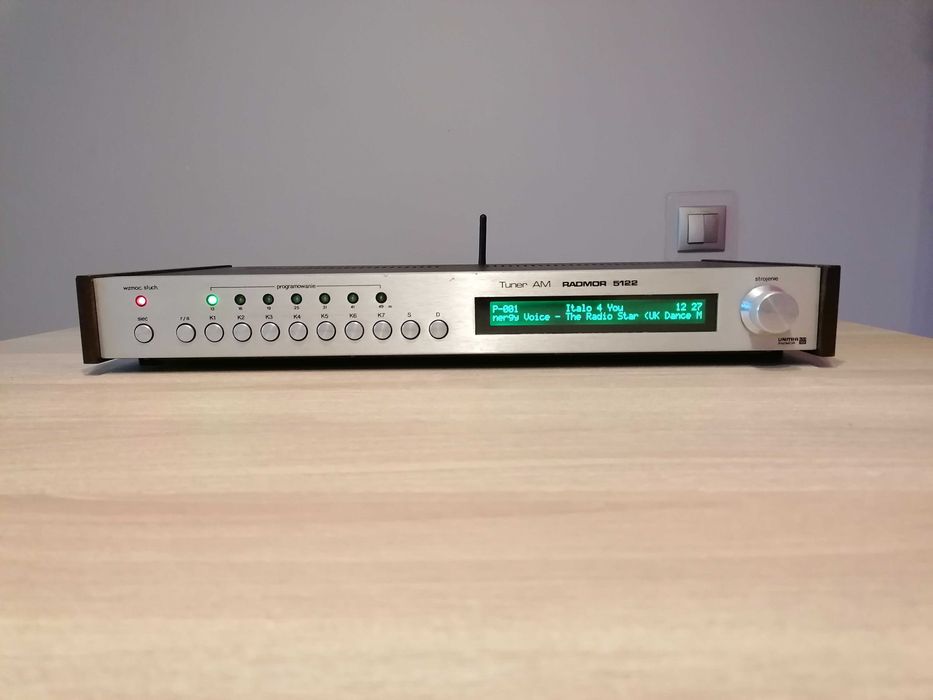 Unitra Radmor 5122 - Tuner Internetowy (klaw. dotyk, Pilot, Timer, gn. 230V)