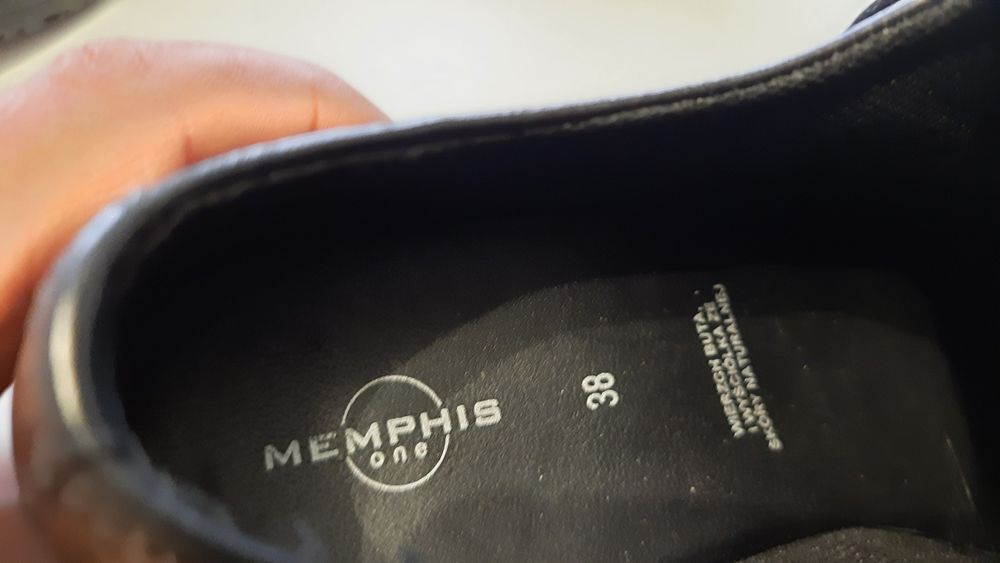 Buty męskie-skóra naturalna nr.38 czarne