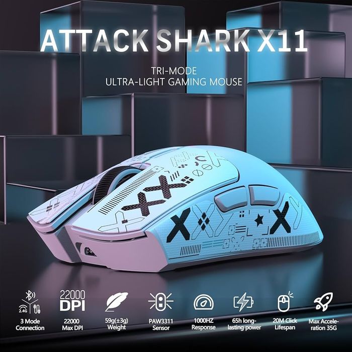 Attack shark x11 / миша комп'ютерна ігрова аттак шарк