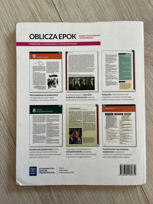 Oblicza epok 2.2  język polski WSiP