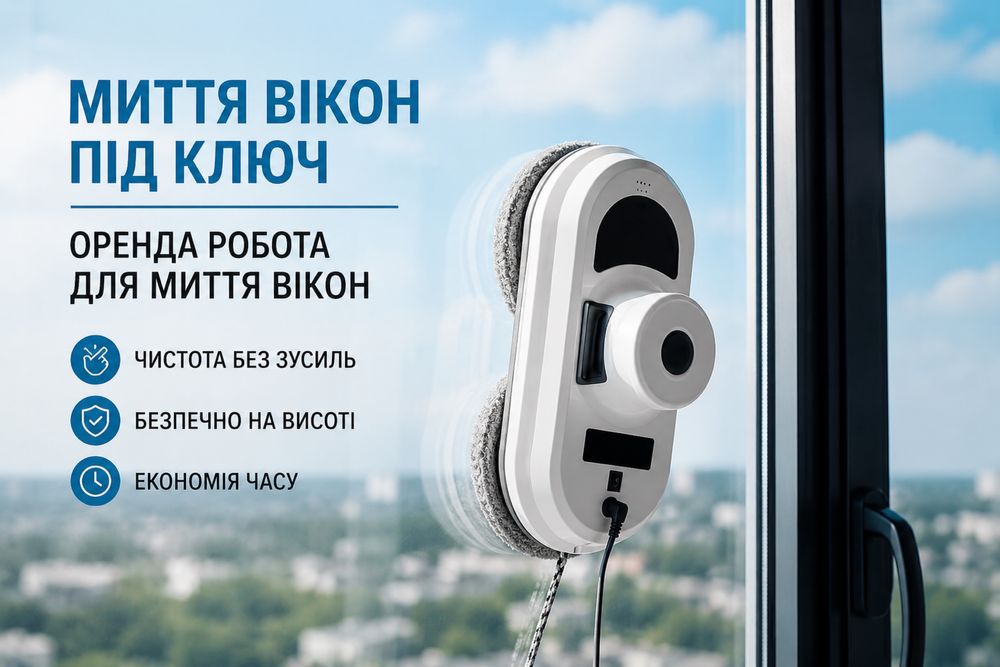 Оренда робота для миття вікон