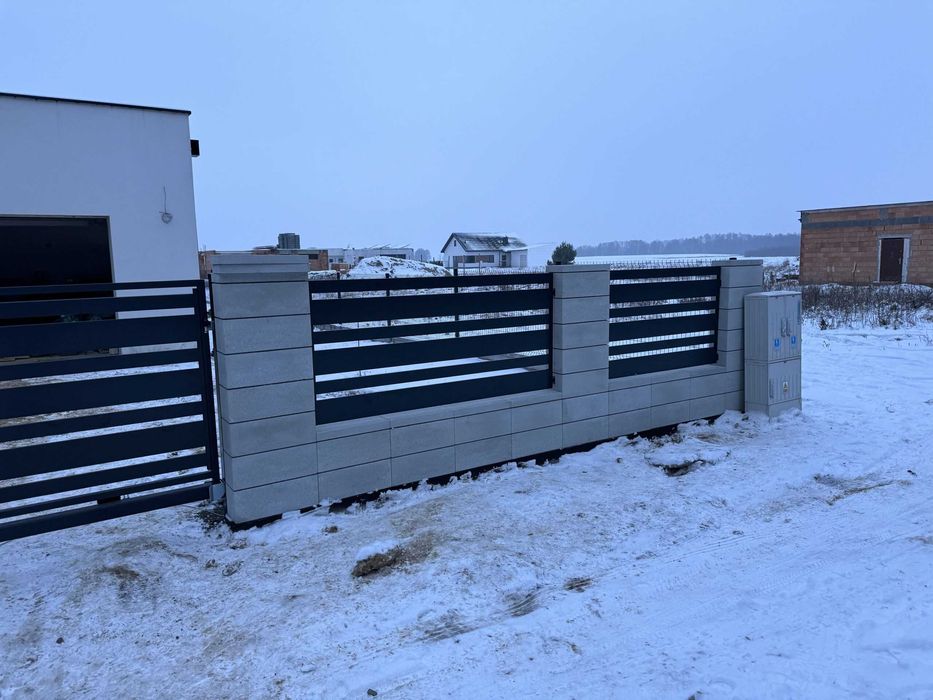 Płoty 3D ogrodzenia, bramy wjazdowe ogrodzenie panelowe z montażem