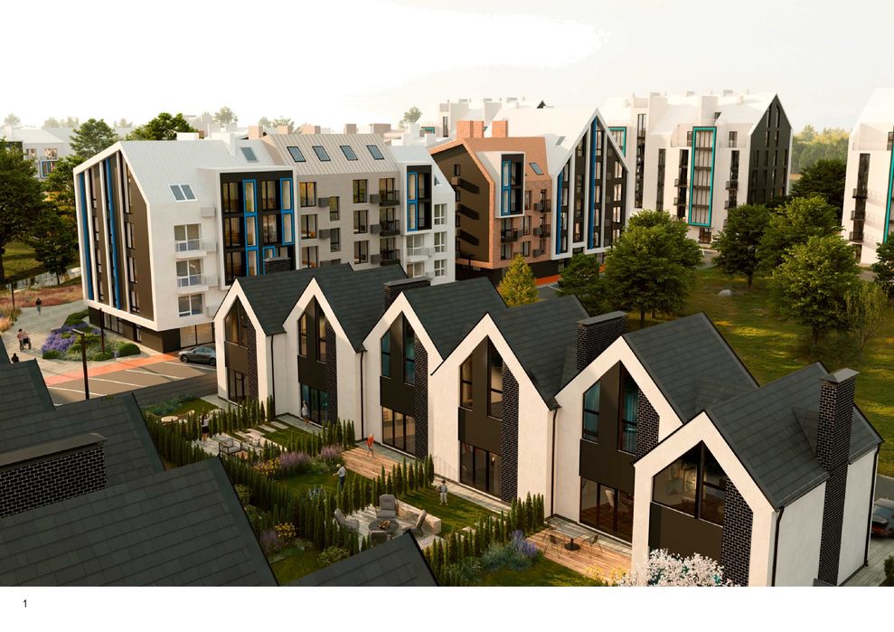 Продаж таунхаусу 78 м2 в ЖК Сity lake, с. Шевченкове
