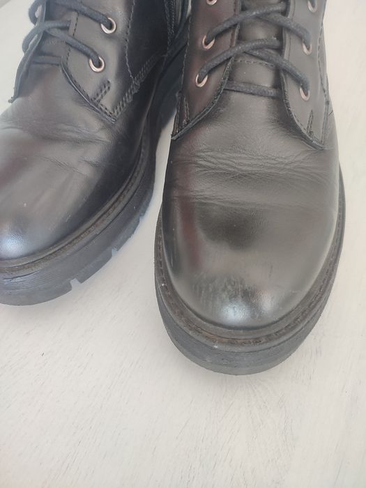 Botas pretas couro