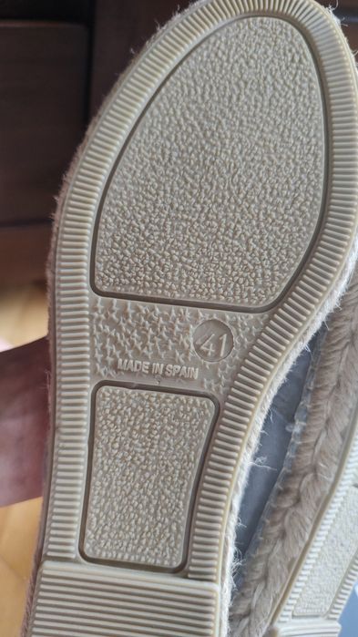 Espadryle skórzane 41