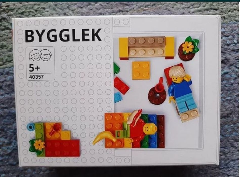 Klocki LEGO zestaw Ikea BYGGLEK 201 elelemtów separator klocków