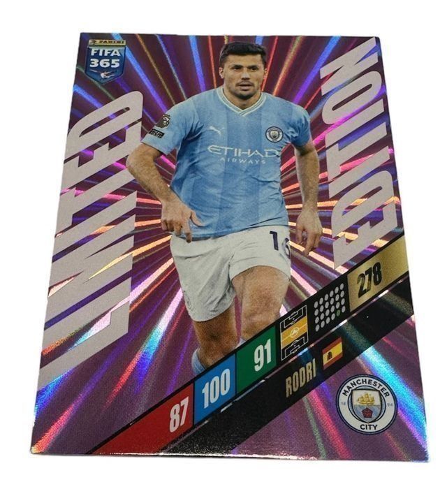 Limitowane karty Limited Edition XXL Panini FIFA 365 Nowa karta Adrena