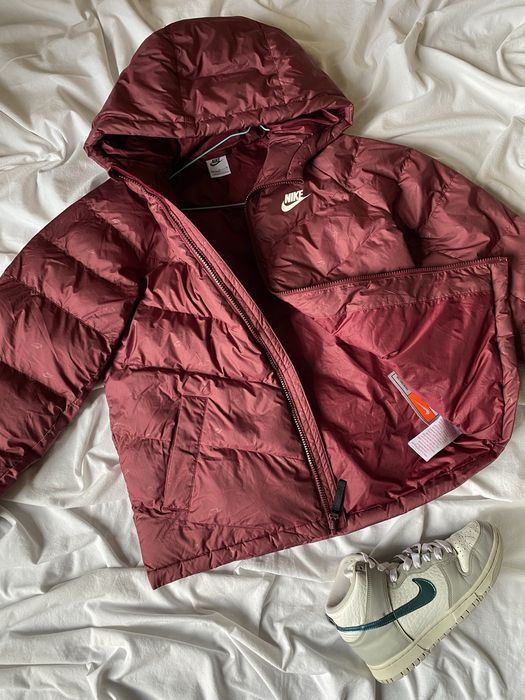 Подростковая, детская зимняя куртка, пуховик Nike 158-170 cm унисекс
