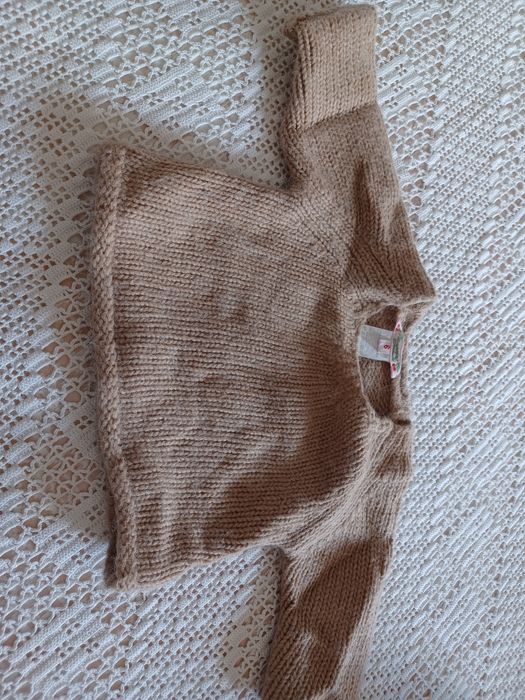 Camisola lã creme 6M