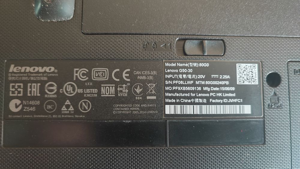 Ноутбук леново 80GO