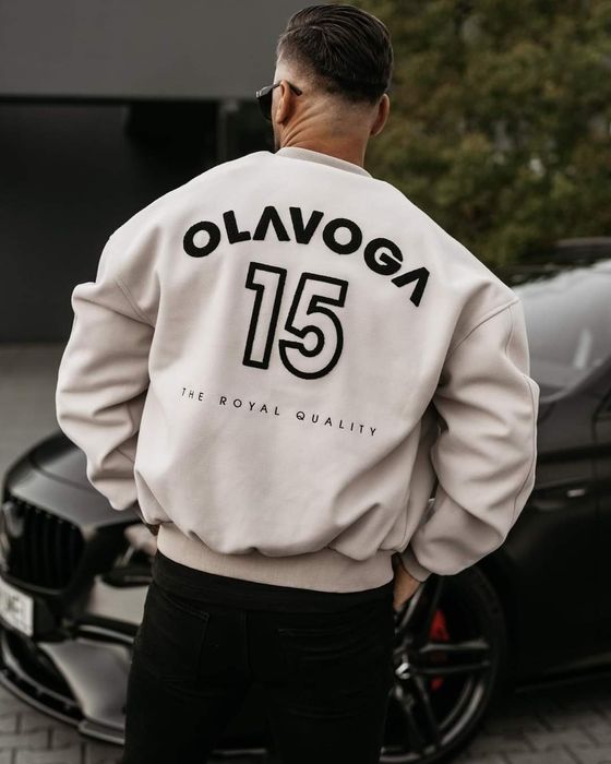Kurtka bomberka męska Olavoga BASEBALL Men khaki M L