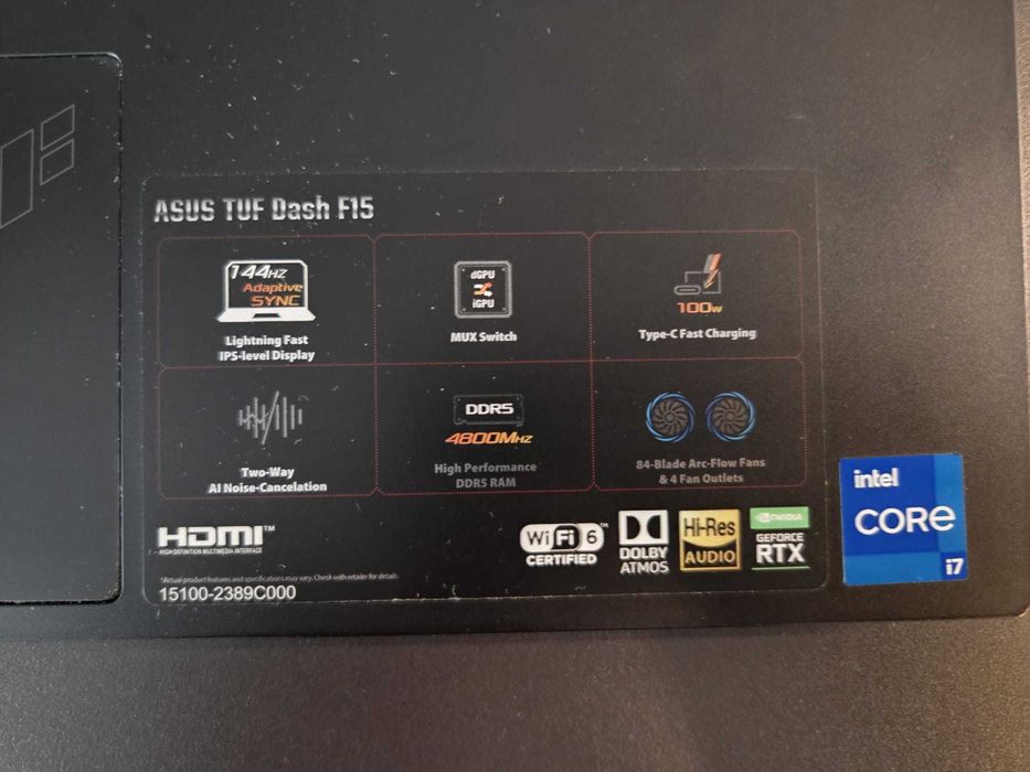 Asus TUF Dash F15