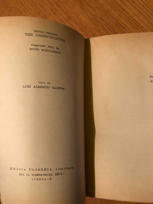 OS DESENCANTADOS     Budd Schulberg