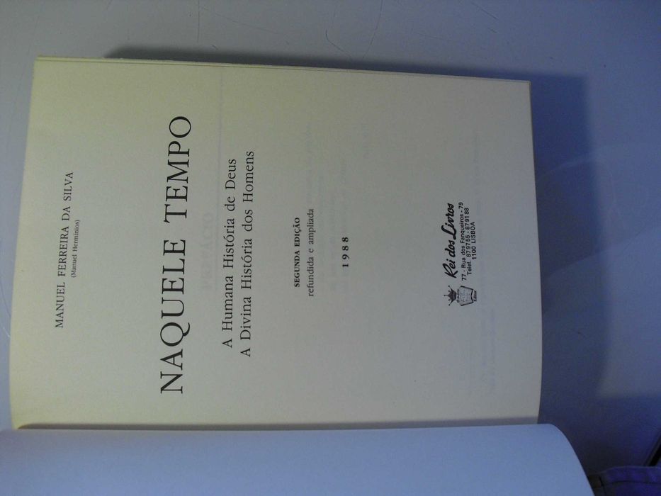 Silva (Manuel Ferreira da);Naquele Tempo