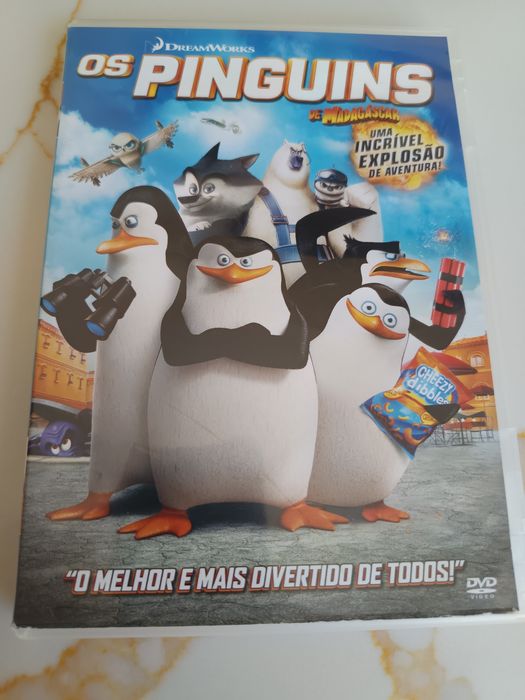 DVD os pinguins.  .