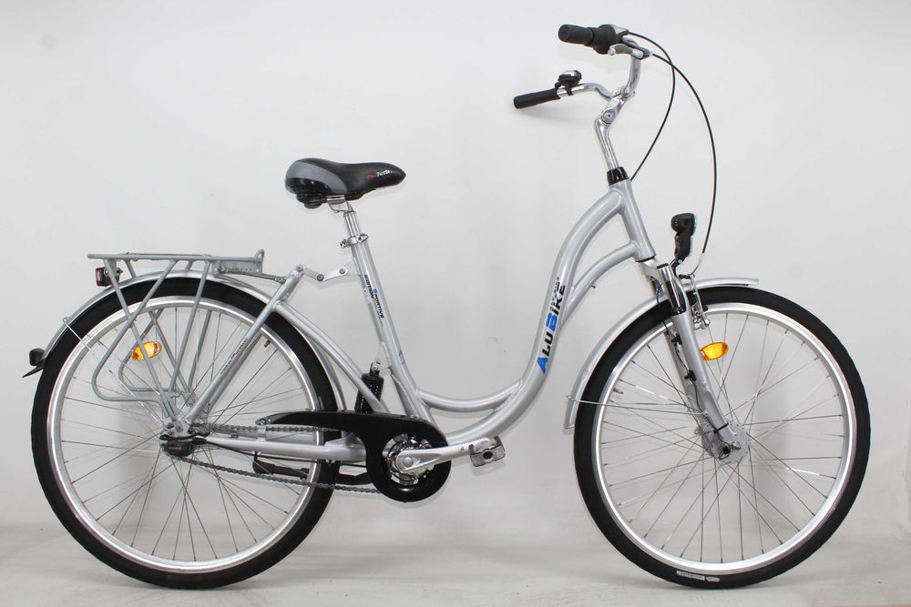 Amortyzowany rower damski ALU-BIKE 7 biegów Koła 28 cali PRĄDNICA