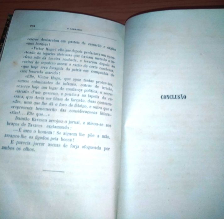 Livro 1ª Edição 1872 Camillo Castello Branco - O Carrasco Raro