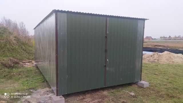 garaż blaszany garaż blaszak garaz 3x5 5x3  gatunek 2 konin