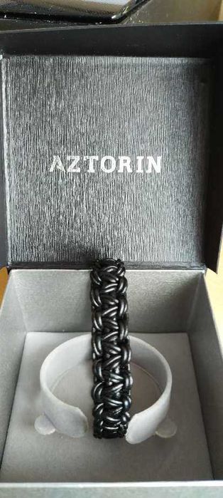Bransoletka męska Aztorin, ładny splot!
