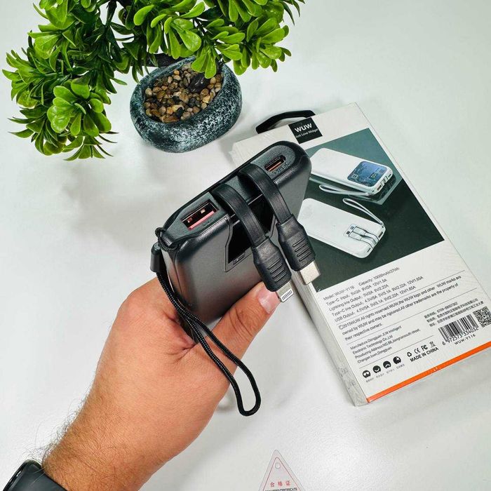 Павербанк зі швидкою зарядкою PD 22.5W+Type-C 10000 mah Power bank