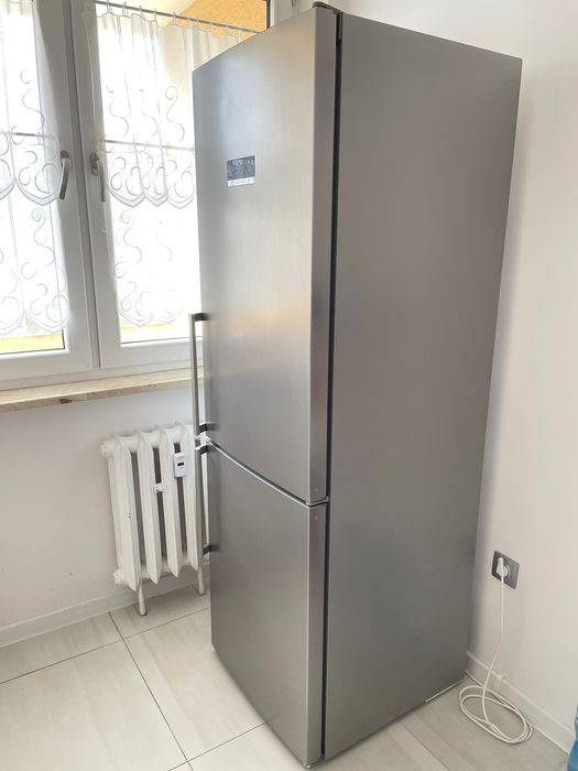 Chłodziarko-zamrażarka BOSCH KGN 36XL35, wolnostojąca, srebrna, energooszczędna A+++