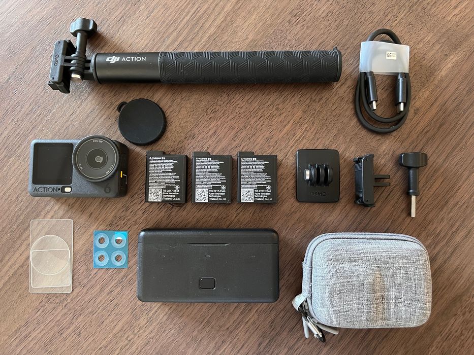 Kamera sportowa DJi Osmo Action 6 Adventure Combo 64 GB 4K 120FPS Wi-Fi powiększony