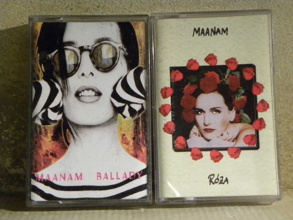 2 kasety magnetofonowe MAANAM ballady róża