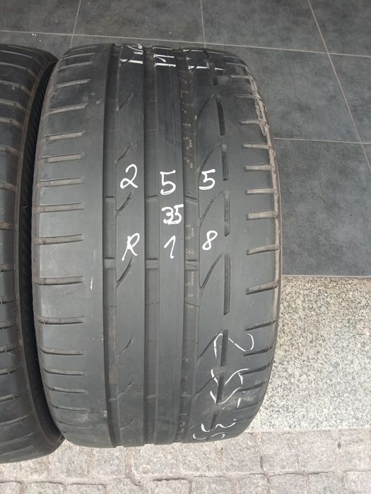2 pneus 255 35 r18 RFT Bridgestone