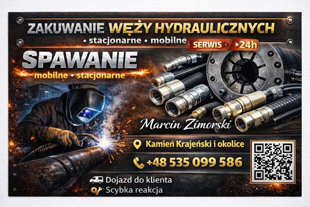 Zakuwanie Węży hydraulicznych