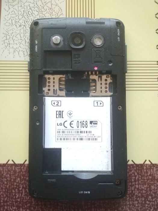 Телефон LG L60, X135