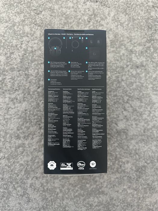Headsets Logitech Pro x Wireless ( Novo )