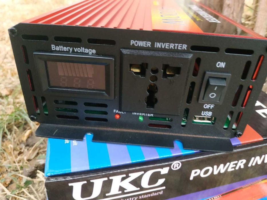 Преобразователь тока на дом Инвертор 12в 220 4000 Перетворювач напруги