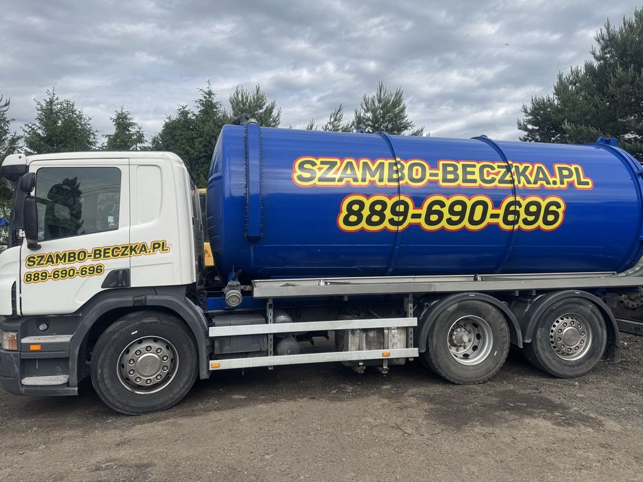 Wywóz szamba pompowanie osadników wywóz nieczystości beczka beczkowóz