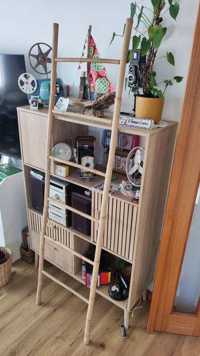 Toalheiro escada em bambu 190cm