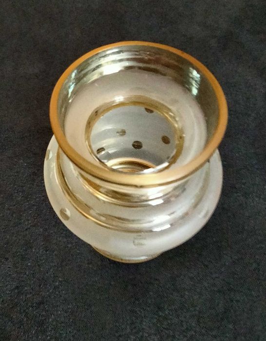 Jarra / caspot antiga em Vidro Casca de Cebola