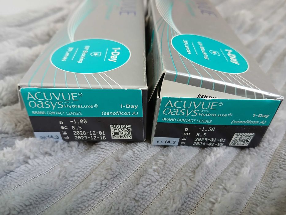 Soczewki acuvue -1.0/-1.5