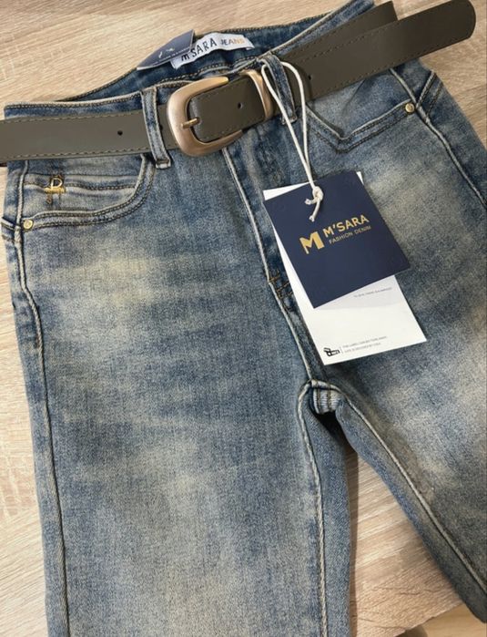 Spodnie jeansy M.Sara vintage nowe