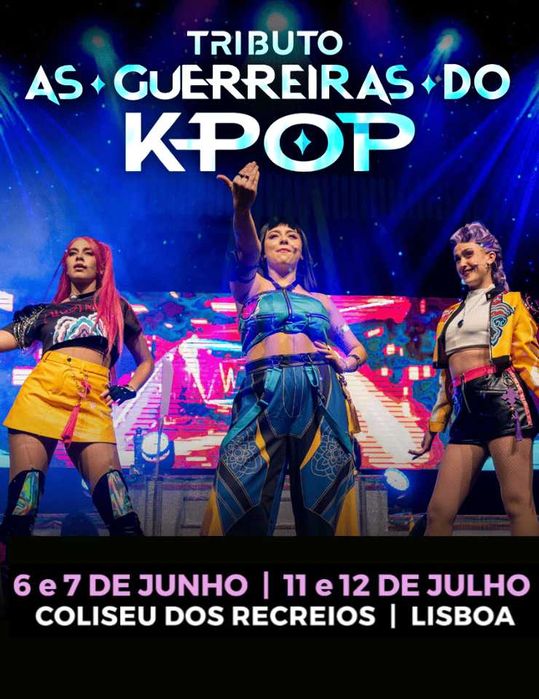 Tributo às Guerreiras KPOP- 7 Julho/20h00/ Coliseu dos Recreios / 7 bilhetes