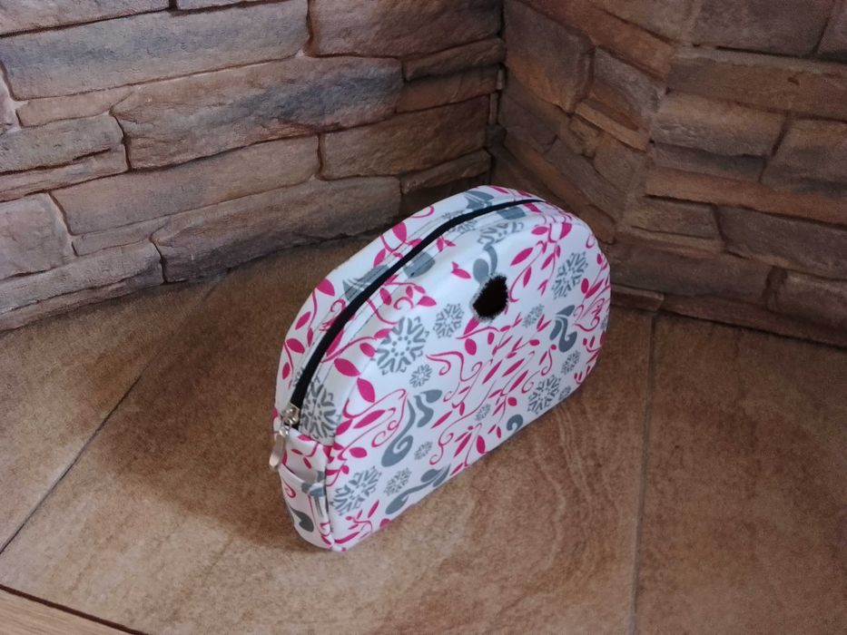 WYPRZEDAŻ - OBAG Moon Light organizer -róż szary białe tło-wysyłka OLX